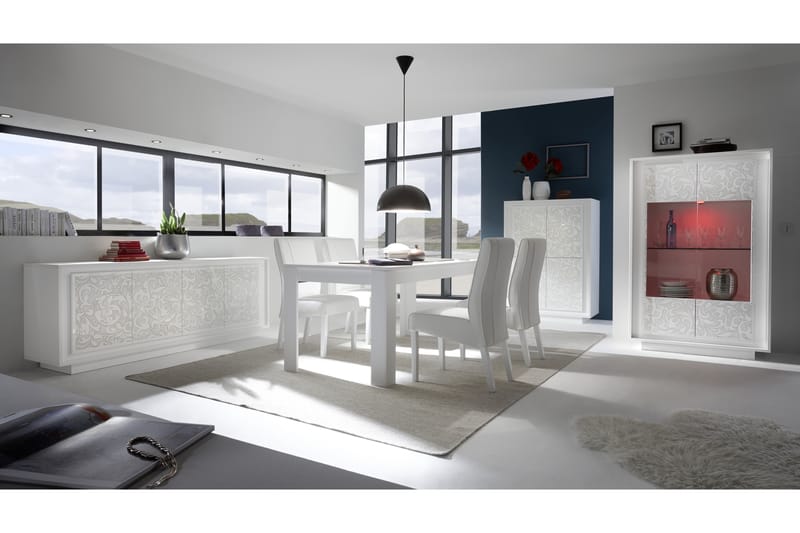 Sky Spisebord 180 cm - Hvit - Møbler - Bord - Spisebord & kjøkkenbord