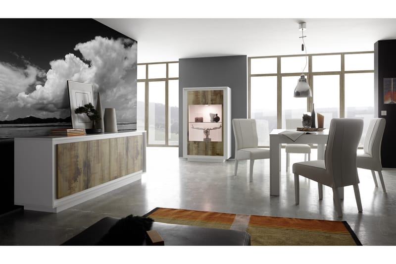 Sky Spisebord 180 cm - Hvit - Spisebord & kjøkkenbord