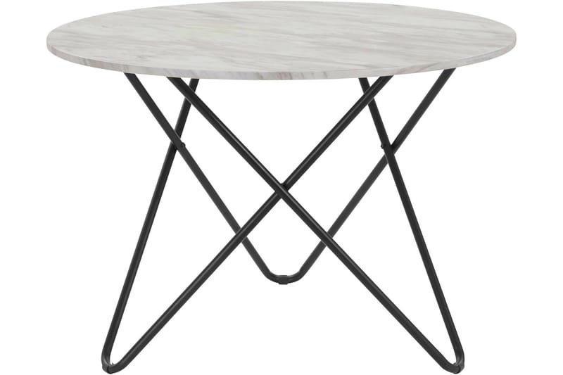 Skyarp Spisebord Rundt 110 cm - Grå/Hvit - Møbler - Bord - Spisebord & kjøkkenbord