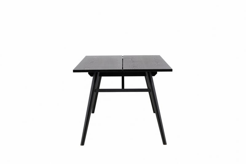 Sleek Spisebord 195 cm Forlengningsbart - Sort - Møbler - Bord - Spisebord & kjøkkenbord