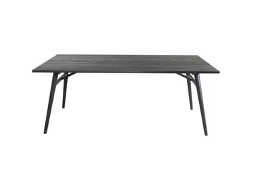 Sleek Spisebord 195 cm Forlengningsbart - Sort - Møbler - Bord - Spisebord & kjøkkenbord