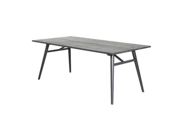 Sleek Spisebord 195 cm Forlengningsbart - Sort - Møbler - Bord - Spisebord & kjøkkenbord