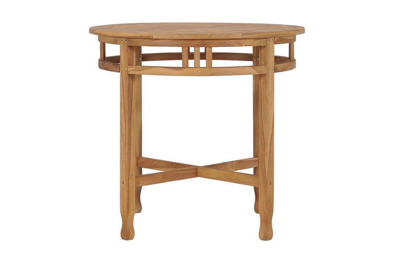 Spisebord Ø 80 cm heltre teak - Brun - Spisebord & kjøkkenbord