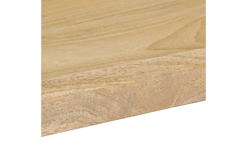 Spisebord 115x55x76 cm heltre mango og stål - Møbler - Bord - Spisebord & kjøkkenbord