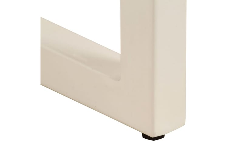 Spisebord 115x55x76 cm heltre mango og stål - Møbler - Bord - Spisebord & kjøkkenbord