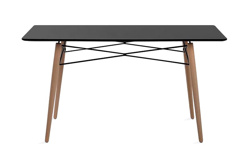 Spisebord 140 x 80 cm svart BIONDI - Svart - Møbler - Bord - Spisebord & kjøkkenbord