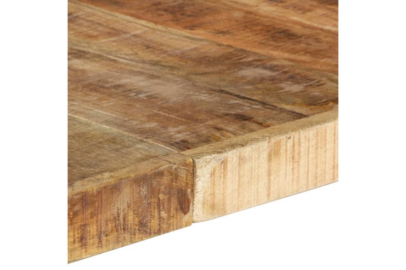 Spisebord 140x140x75 cm grovt mangotre - Brun - Møbler - Bord - Spisebord & kjøkkenbord