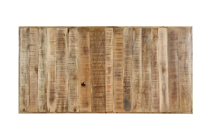 Spisebord 140x70x75 cm grov heltre mango - Møbler - Bord - Spisebord & kjøkkenbord