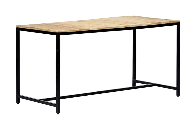 Spisebord 140x70x75 cm grov heltre mango - Møbler - Bord - Spisebord & kjøkkenbord
