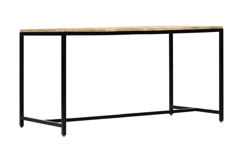 Spisebord 140x70x75 cm grov heltre mango - Møbler - Bord - Spisebord & kjøkkenbord