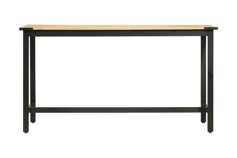 Spisebord 140x70x76 cm grov heltre mango - Møbler - Bord - Spisebord & kjøkkenbord