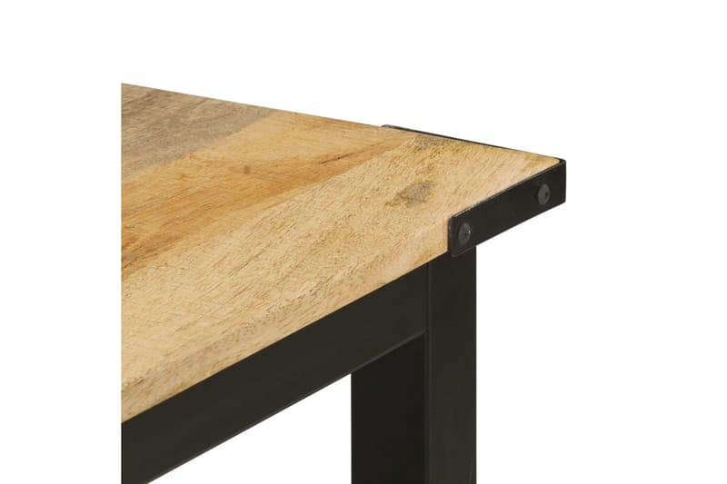 Spisebord 140x70x76 cm grov heltre mango - Møbler - Bord - Spisebord & kjøkkenbord