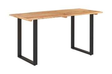 Spisebord 140x70x76 cm heltre akasie - Brun - Møbler - Bord - Spisebord & kjøkkenbord