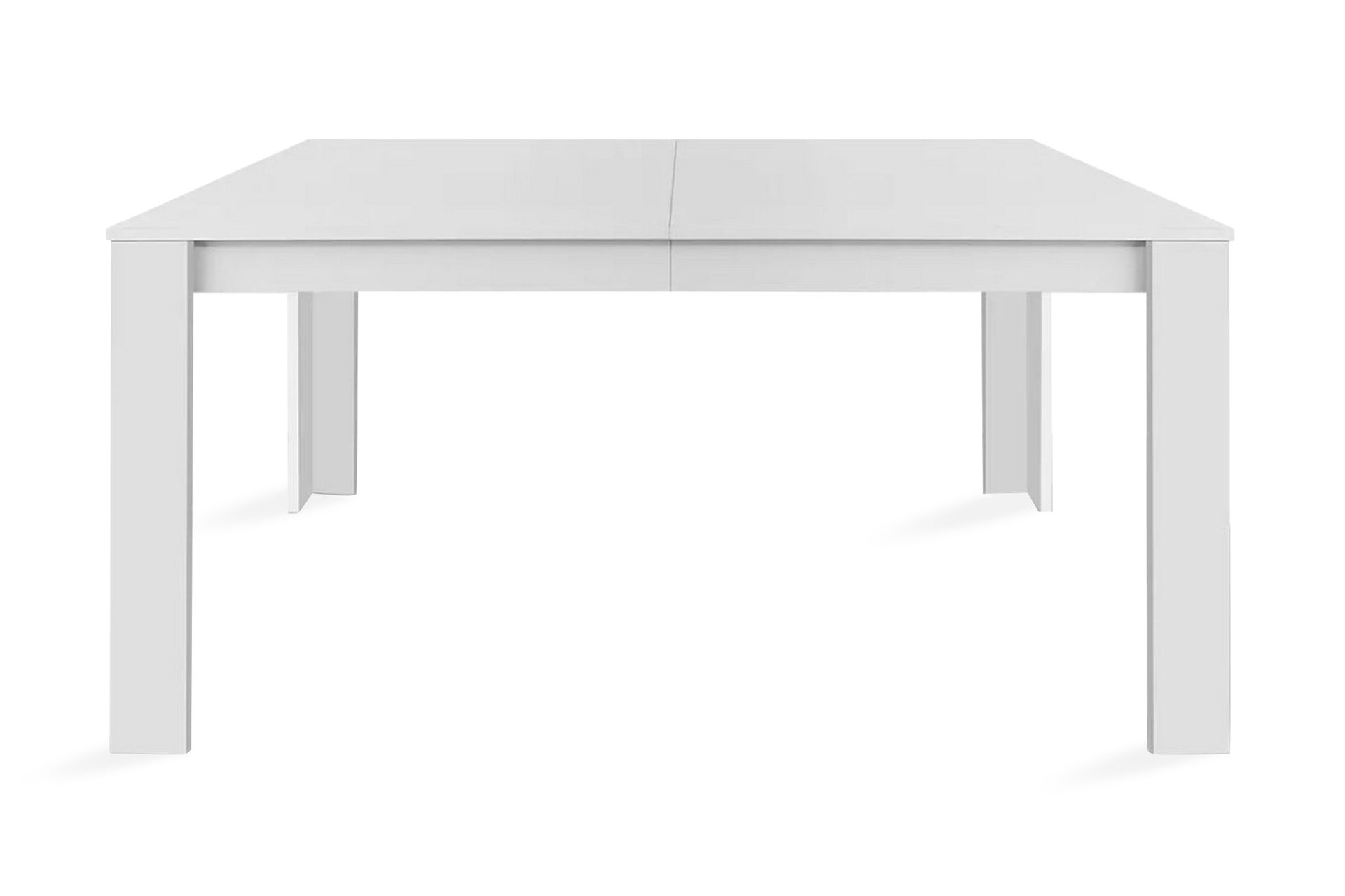 Spisebord 140x80x75 cm Hvitt - Hvit - Møbler - Bord - Spisebord & kjøkkenbord