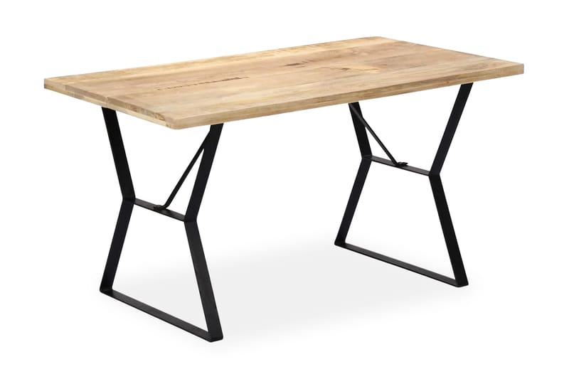Spisebord 140x80x76 cm heltre mango - Møbler - Bord - Spisebord & kjøkkenbord