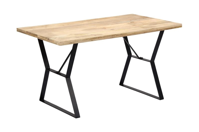 Spisebord 140x80x76 cm heltre mango - Møbler - Bord - Spisebord & kjøkkenbord
