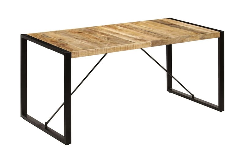 Spisebord 160x80x75 cm heltre mango - Spisebord & kjøkkenbord