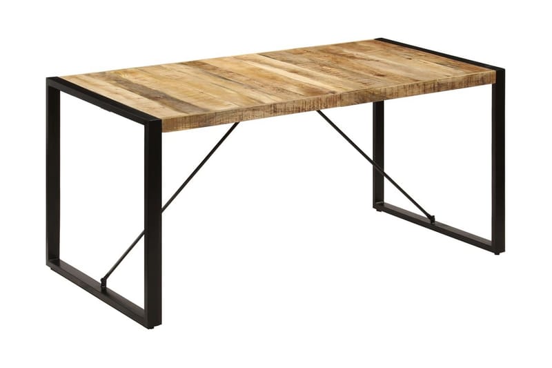 Spisebord 160x80x75 cm heltre mango - Spisebord & kjøkkenbord