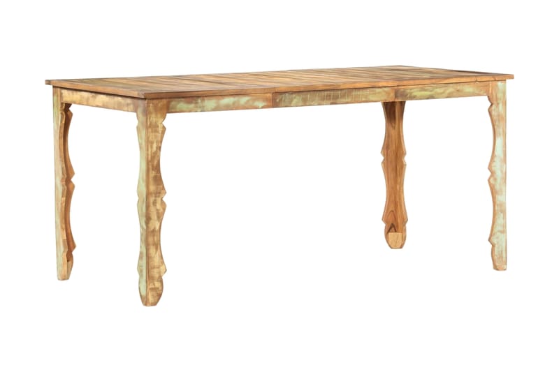 Spisebord 160x80x76 cm gjenvunnet heltre - Møbler - Bord - Spisebord & kjøkkenbord