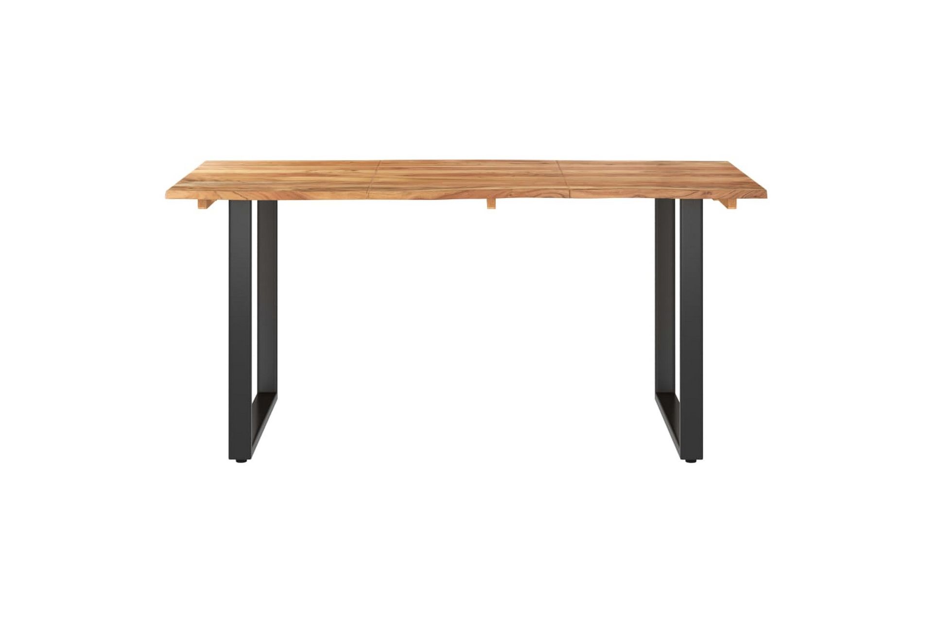 Spisebord 160x80x76 cm heltre akasie - Brun - Møbler - Bord - Spisebord & kjøkkenbord