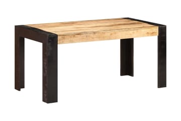 Spisebord 160x80x76 cm heltre mango - Brun - Møbler - Bord - Spisebord & kjøkkenbord