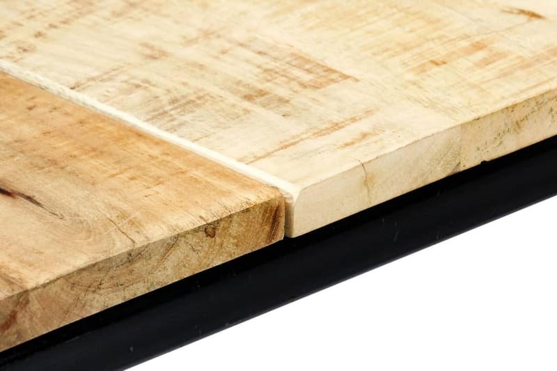 Spisebord 180x90x75 cm grov heltre mango - Møbler - Bord - Spisebord & kjøkkenbord