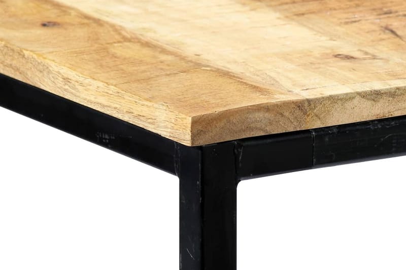 Spisebord 180x90x75 cm grov heltre mango - Møbler - Bord - Spisebord & kjøkkenbord