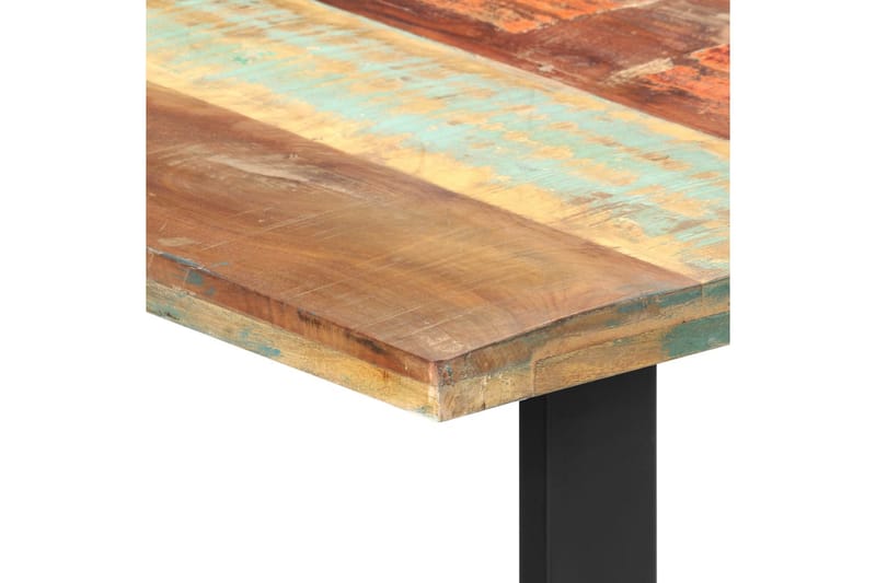 Spisebord 180x90x76 cm gjenvunnet heltre - Flerfarget - Møbler - Bord - Spisebord & kjøkkenbord