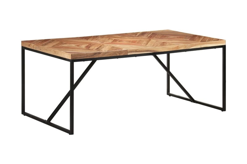 Spisebord 180x90x76 cm heltre akasie og mango - Brun - Møbler - Bord - Spisebord & kjøkkenbord