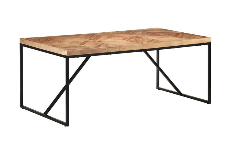 Spisebord 180x90x76 cm heltre akasie og mango - Brun - Møbler - Bord - Spisebord & kjøkkenbord