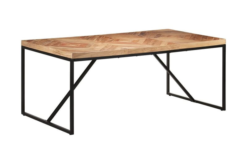 Spisebord 180x90x76 cm heltre akasie og mango - Brun - Møbler - Bord - Spisebord & kjøkkenbord