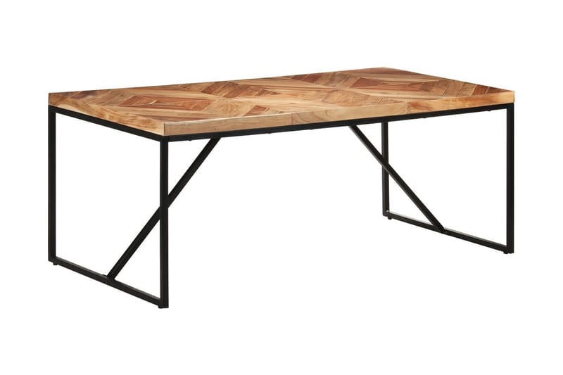 Spisebord 180x90x76 cm heltre akasie og mango - Brun - Møbler - Bord - Spisebord & kjøkkenbord