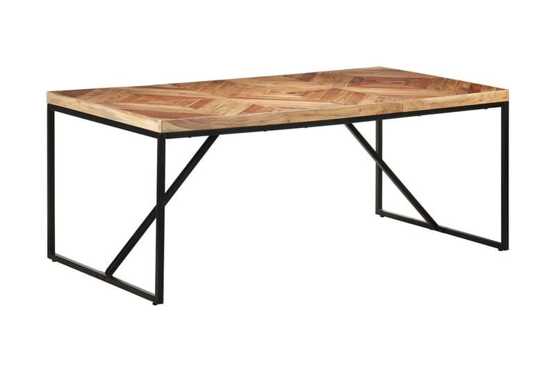 Spisebord 180x90x76 cm heltre akasie og mango - Brun - Møbler - Bord - Spisebord & kjøkkenbord