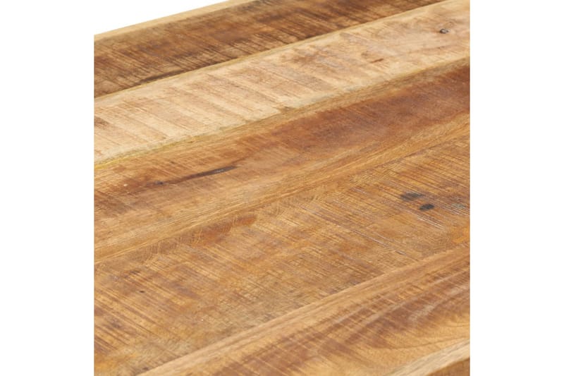 Spisebord 200x100x75 cm grov heltre mango - Brun - Spisebord & kjøkkenbord
