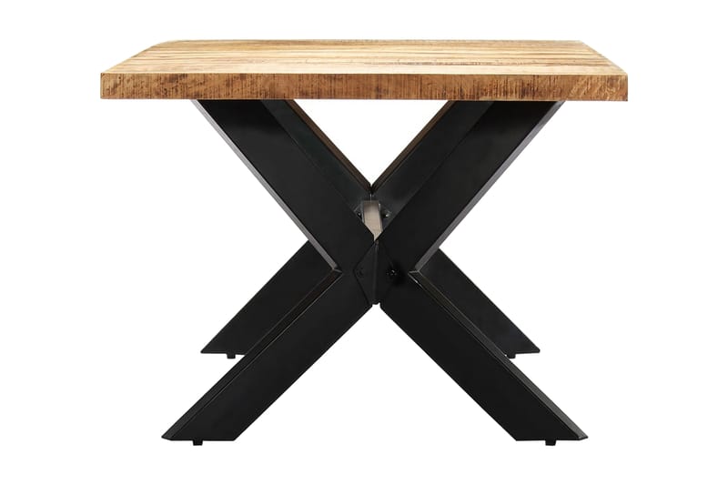 Spisebord 200x100x75 cm heltre mango - Møbler - Bord - Spisebord & kjøkkenbord