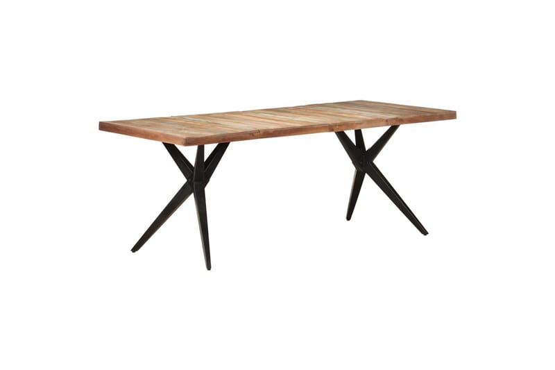 Spisebord 200x90x76 cm gjenvunnet heltre - Møbler - Bord - Spisebord & kjøkkenbord