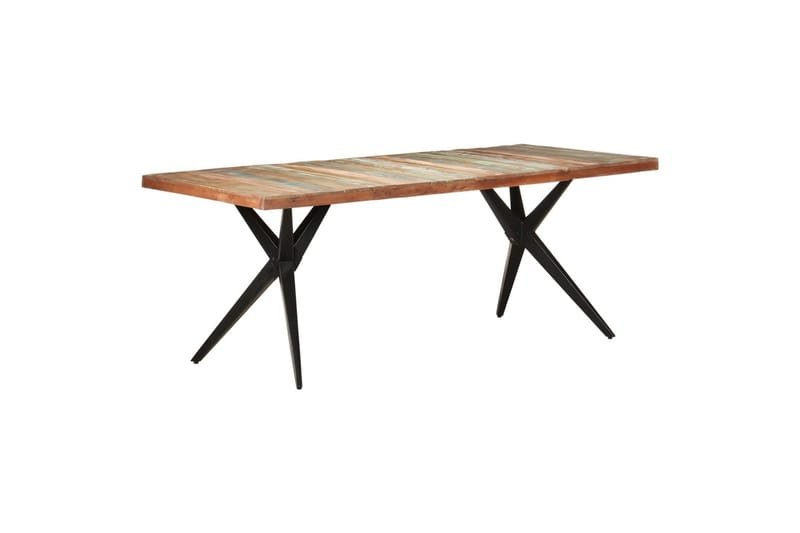 Spisebord 200x90x76 cm gjenvunnet heltre - Møbler - Bord - Spisebord & kjøkkenbord