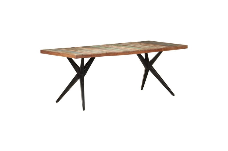 Spisebord 200x90x76 cm gjenvunnet heltre - Møbler - Bord - Spisebord & kjøkkenbord