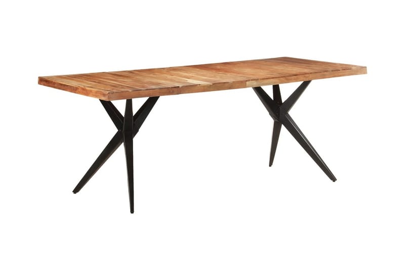Spisebord 200x90x76 cm heltre akasie - Møbler - Bord - Spisebord & kjøkkenbord