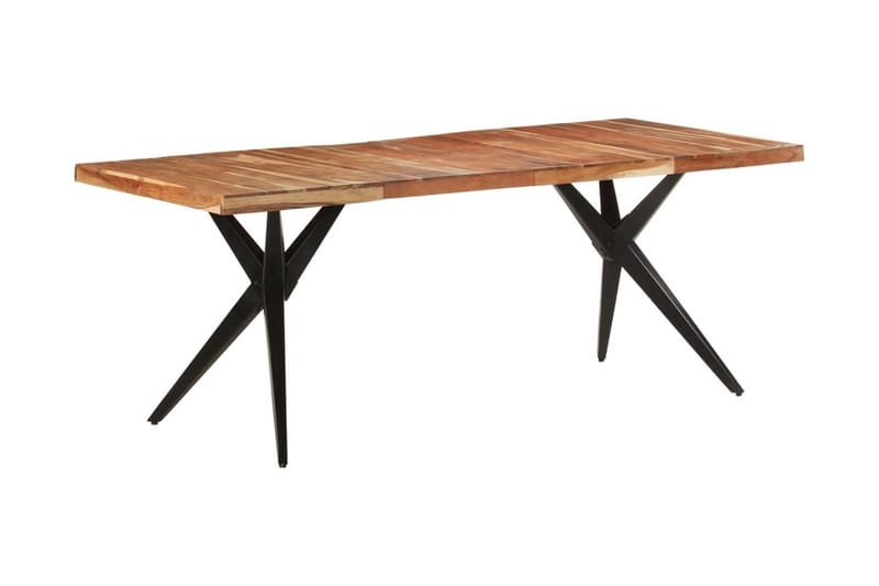 Spisebord 200x90x76 cm heltre akasie - Møbler - Bord - Spisebord & kjøkkenbord