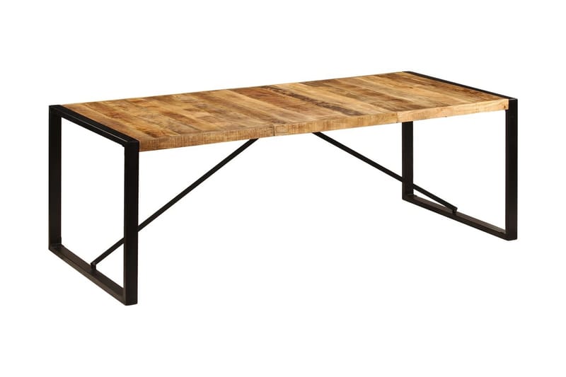 Spisebord 220x100x75 cm heltre mango - Møbler - Bord - Spisebord & kjøkkenbord