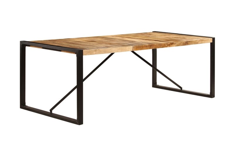 Spisebord 220x100x75 cm heltre mango - Møbler - Bord - Spisebord & kjøkkenbord
