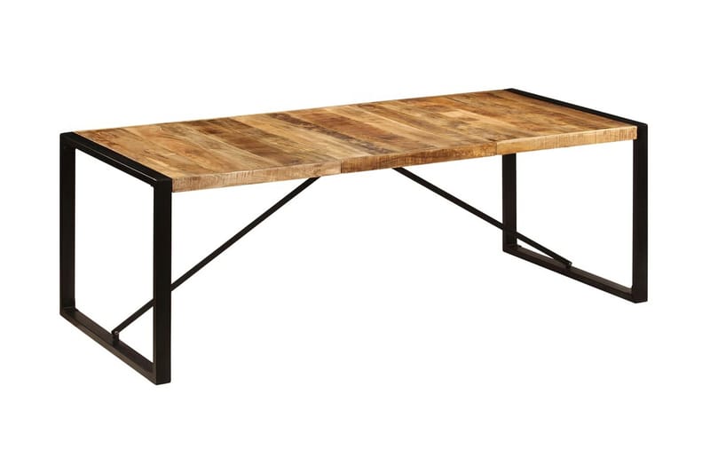 Spisebord 220x100x75 cm heltre mango - Møbler - Bord - Spisebord & kjøkkenbord