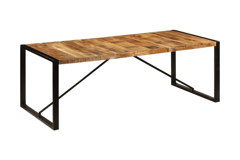 Spisebord 220x100x75 cm heltre mango - Møbler - Bord - Spisebord & kjøkkenbord