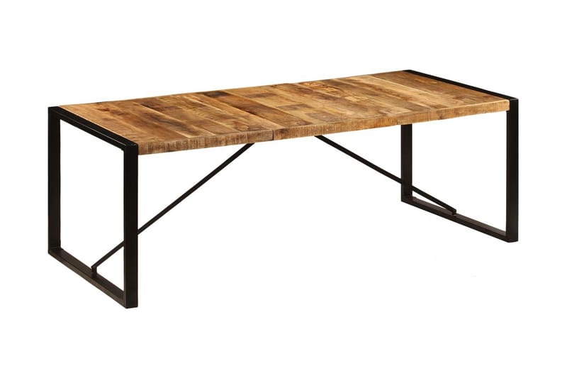 Spisebord 220x100x75 cm heltre mango - Møbler - Bord - Spisebord & kjøkkenbord