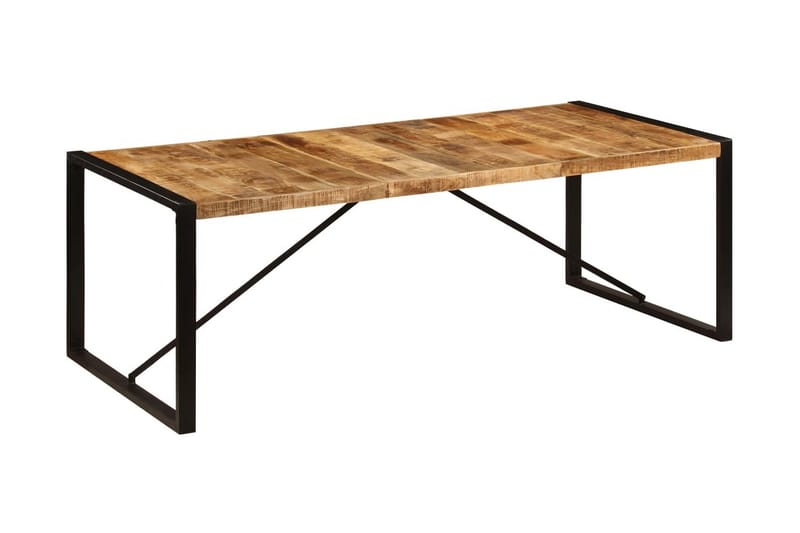 Spisebord 220x100x75 cm heltre mango - Møbler - Bord - Spisebord & kjøkkenbord
