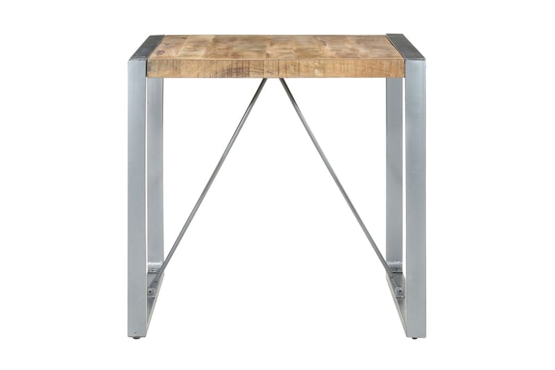 Spisebord 80x80x75 cm grovt mangotre - Brun - Møbler - Bord - Spisebord & kjøkkenbord