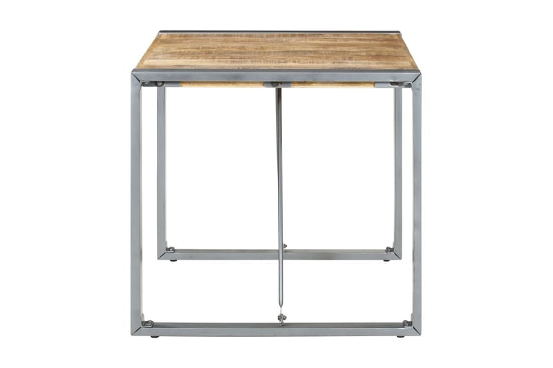 Spisebord 80x80x75 cm grovt mangotre - Brun - Møbler - Bord - Spisebord & kjøkkenbord