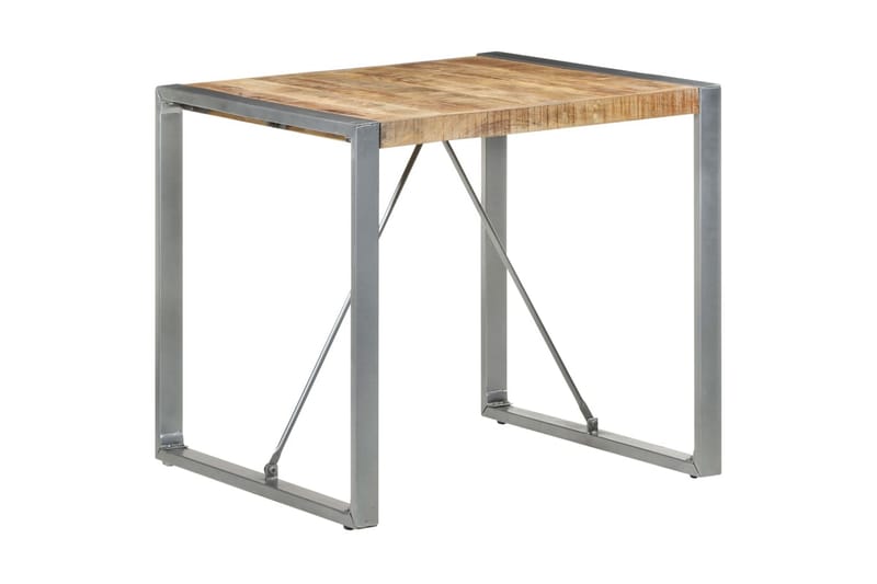 Spisebord 80x80x75 cm grovt mangotre - Brun - Møbler - Bord - Spisebord & kjøkkenbord