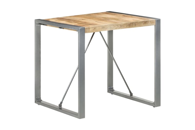 Spisebord 80x80x75 cm grovt mangotre - Brun - Møbler - Bord - Spisebord & kjøkkenbord